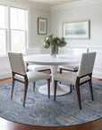 LOOMLAN Rugs Sofia Sky Washable Indoor-Outdoor Rug