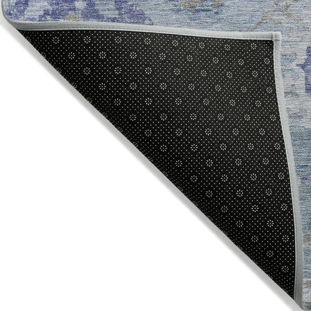 LOOMLAN Rugs Sofia Sky Washable Indoor-Outdoor Rug