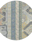 LOOMLAN Rugs Solara Gray Washable Indoor-Outdoor Rug