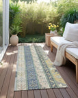 LOOMLAN Rugs Solara Gray Washable Indoor-Outdoor Rug