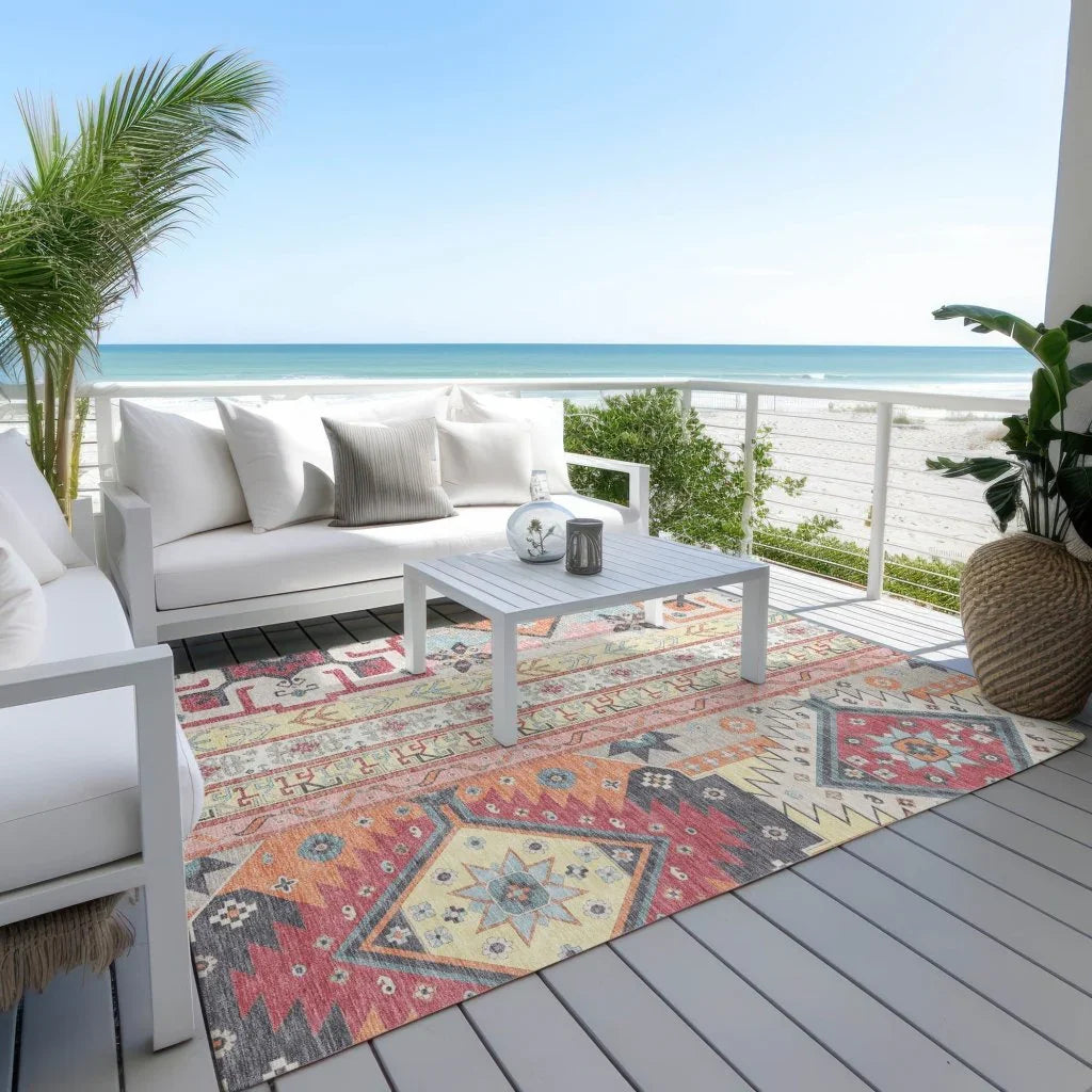 LOOMLAN Rugs Solara Linen Washable Indoor-Outdoor Rug