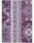LOOMLAN Rugs Solara Purple Washable Indoor-Outdoor Rug