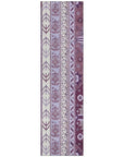 LOOMLAN Rugs Solara Purple Washable Indoor-Outdoor Rug