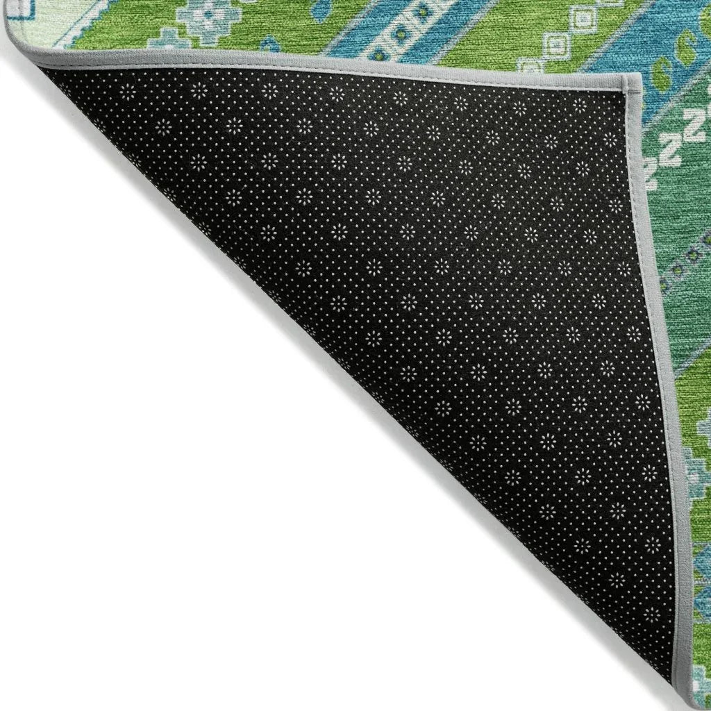 LOOMLAN Rugs Solene Lime Washable Indoor-Outdoor Rug