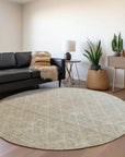LOOMLAN Rugs Soleya Brown Washable Indoor-Outdoor Rug