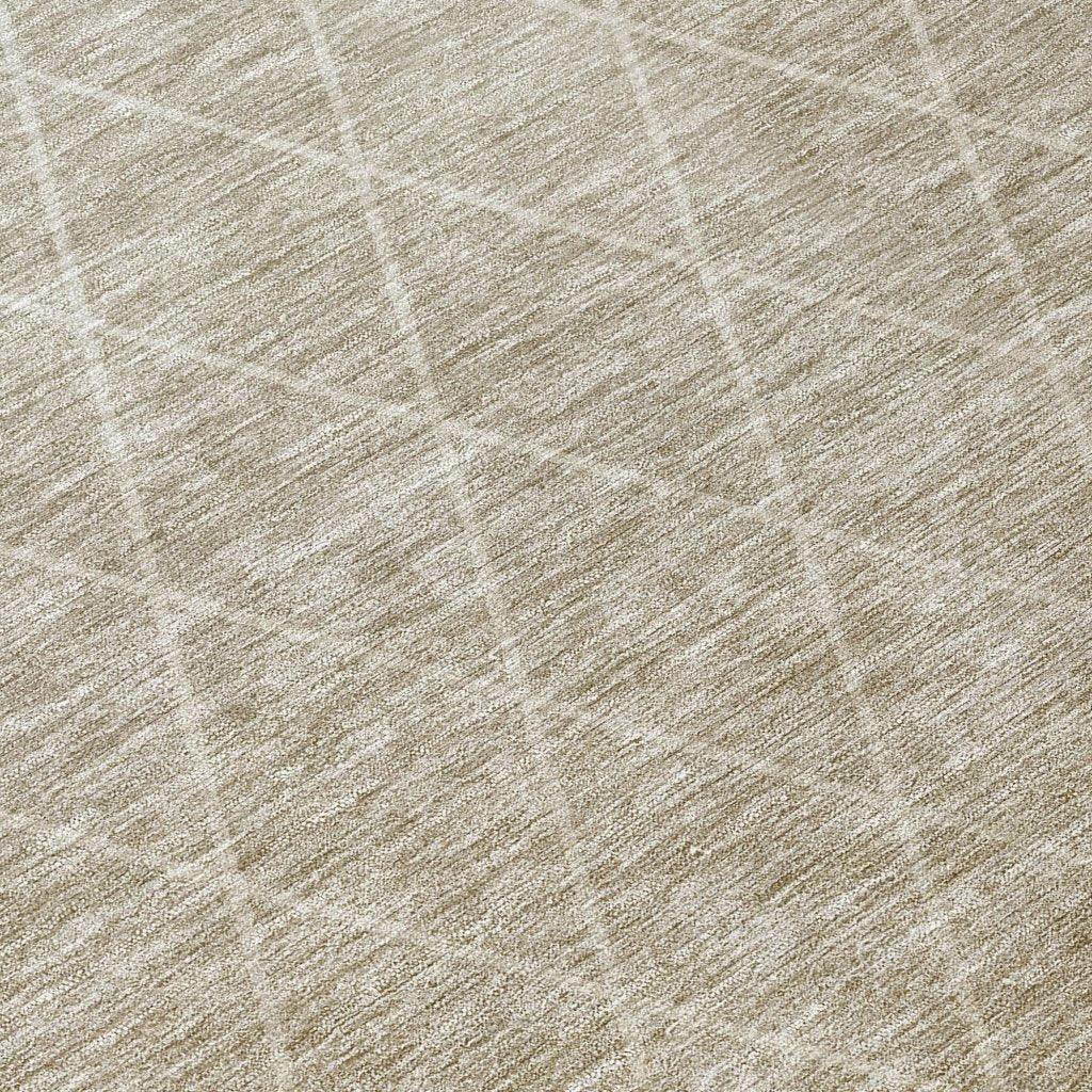 LOOMLAN Rugs Soleya Brown Washable Indoor-Outdoor Rug