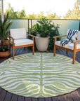 LOOMLAN Rugs Solstice Aloe Washable Indoor-Outdoor Rug