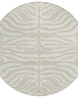 LOOMLAN Rugs Solstice Beige Washable Indoor-Outdoor Rug