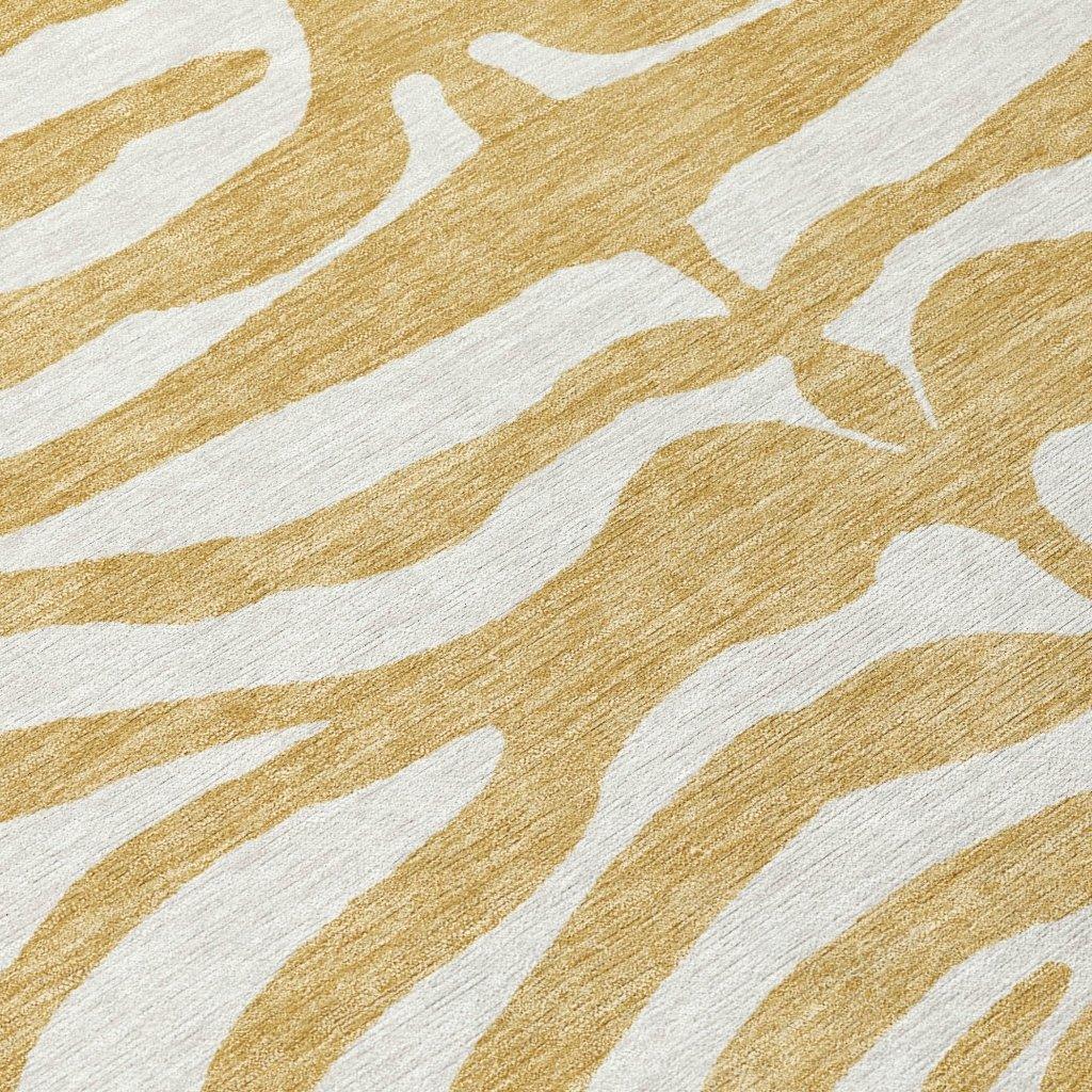 LOOMLAN Rugs Solstice Gold Washable Indoor-Outdoor Rug