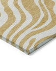 LOOMLAN Rugs Solstice Gold Washable Indoor-Outdoor Rug
