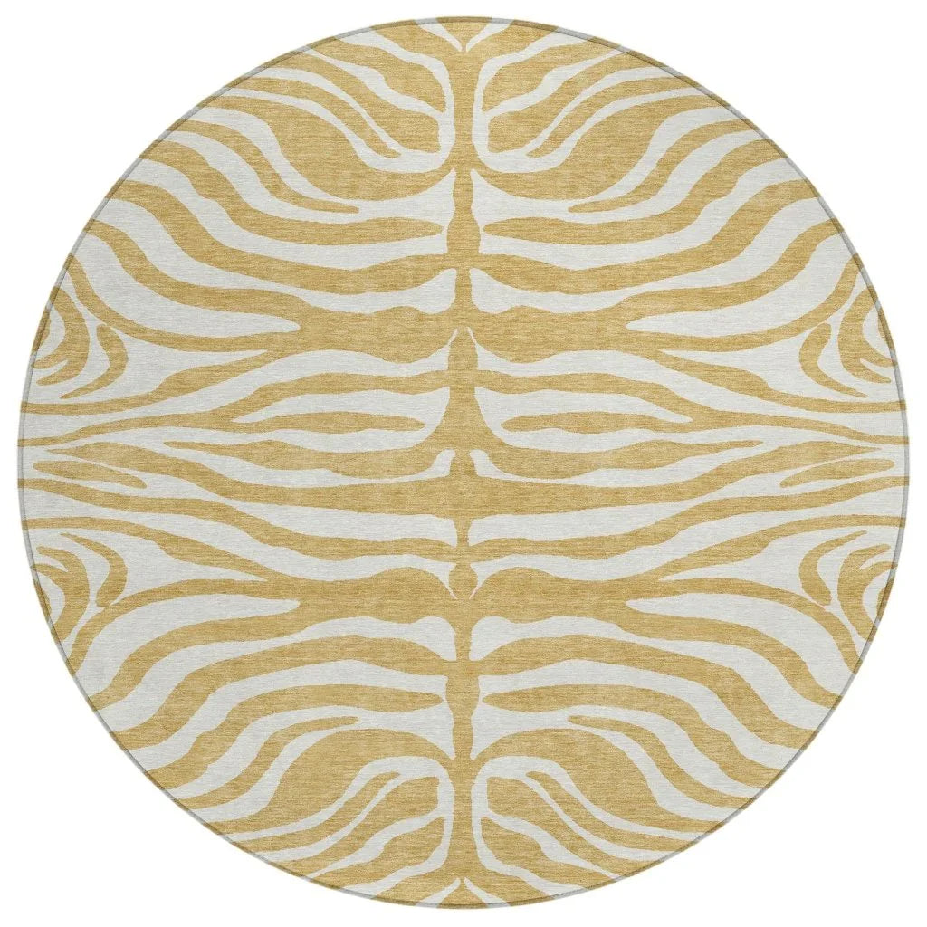 LOOMLAN Rugs Solstice Gold Washable Indoor-Outdoor Rug