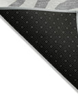 LOOMLAN Rugs Solstice Gray Washable Indoor-Outdoor Rug