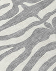 LOOMLAN Rugs Solstice Gray Washable Indoor-Outdoor Rug