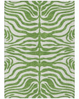 LOOMLAN Rugs Solstice Green Washable Indoor-Outdoor Rug