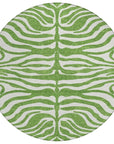 LOOMLAN Rugs Solstice Green Washable Indoor-Outdoor Rug