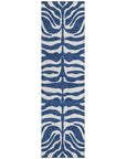 LOOMLAN Rugs Solstice Navy Washable Indoor-Outdoor Rug