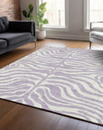 LOOMLAN Rugs Solstice Purple Washable Indoor-Outdoor Rug
