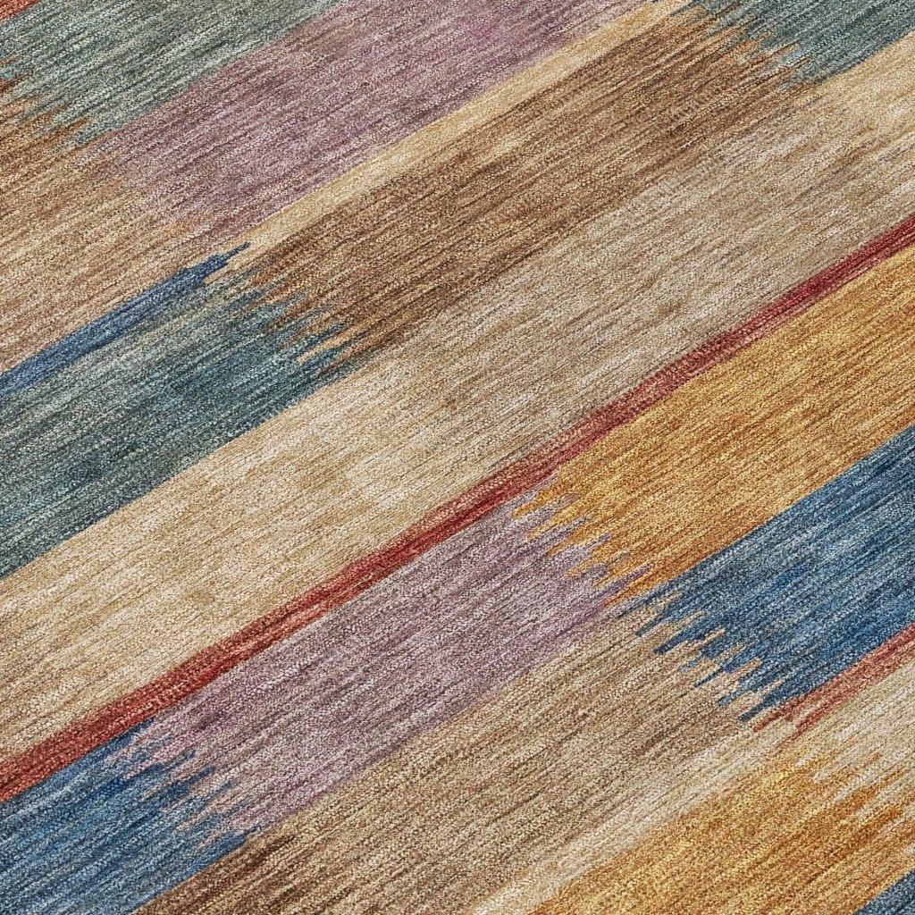LOOMLAN Rugs Solvia Beige Washable Indoor-Outdoor Rug