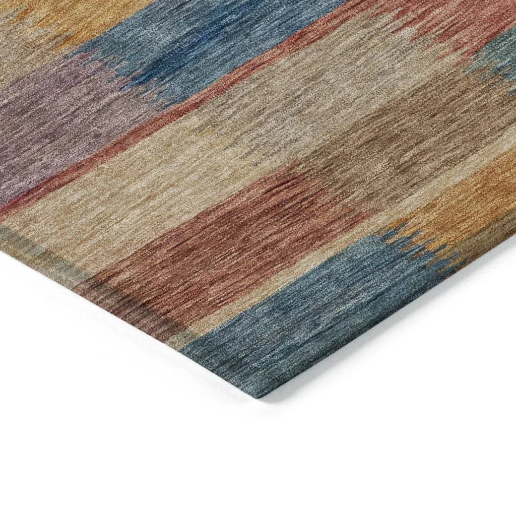 LOOMLAN Rugs Solvia Beige Washable Indoor-Outdoor Rug