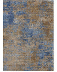 LOOMLAN Rugs Sonata Blue Washable Indoor-Outdoor Rug