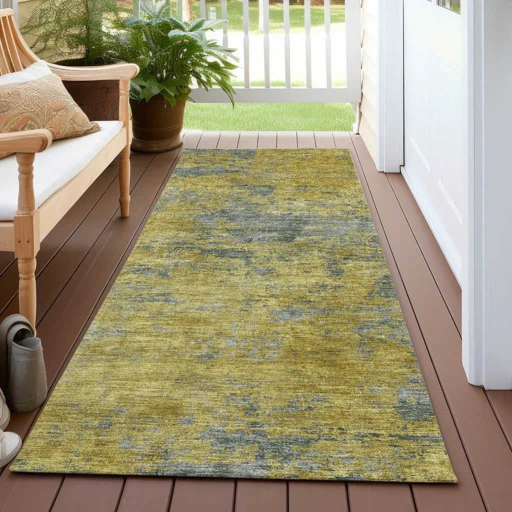 LOOMLAN Rugs Sonata Gold Washable Indoor-Outdoor Rug