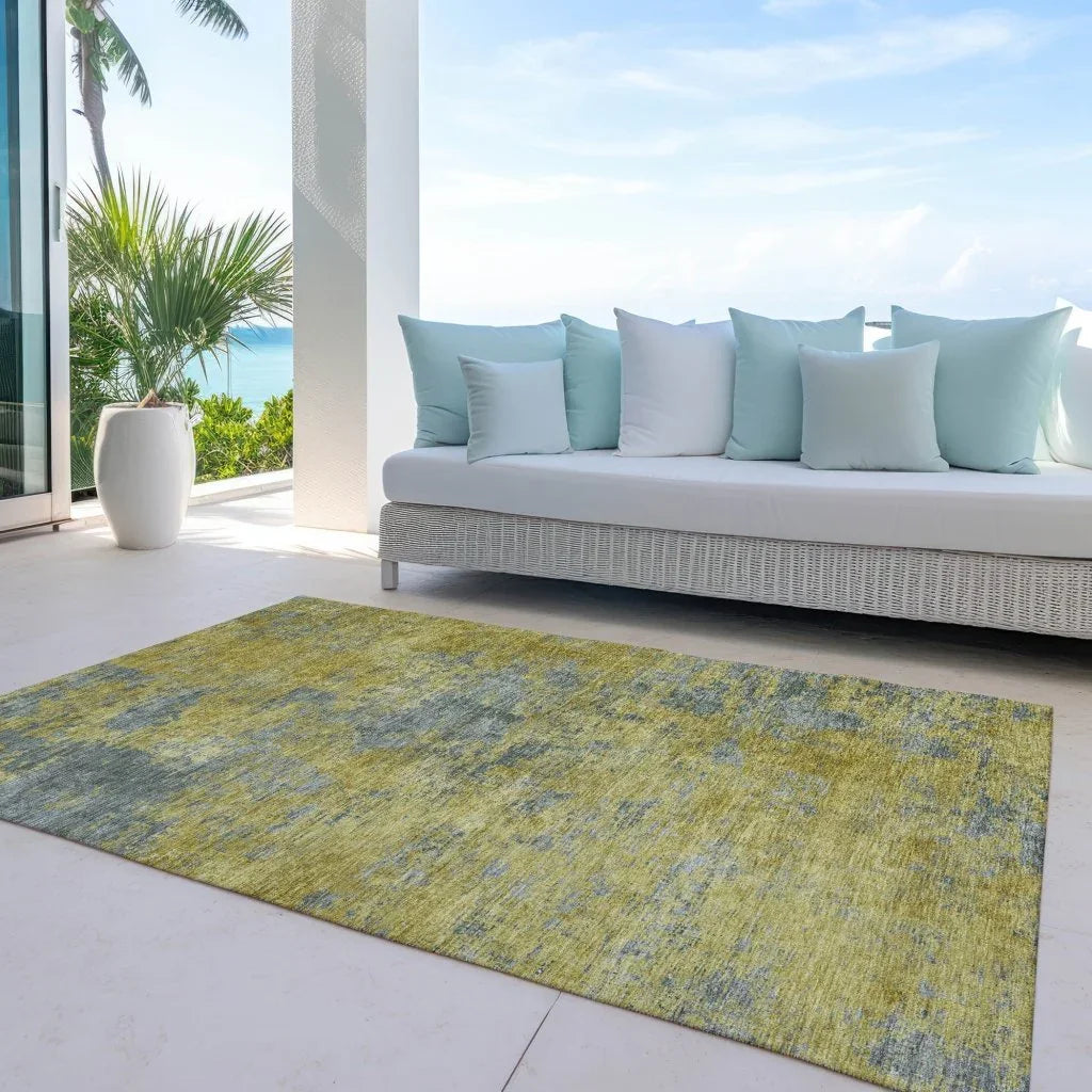 LOOMLAN Rugs Sonata Gold Washable Indoor-Outdoor Rug