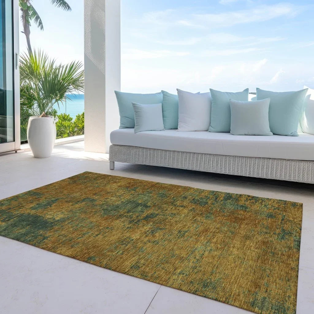 LOOMLAN Rugs Sonata Orange Washable Indoor-Outdoor Rug