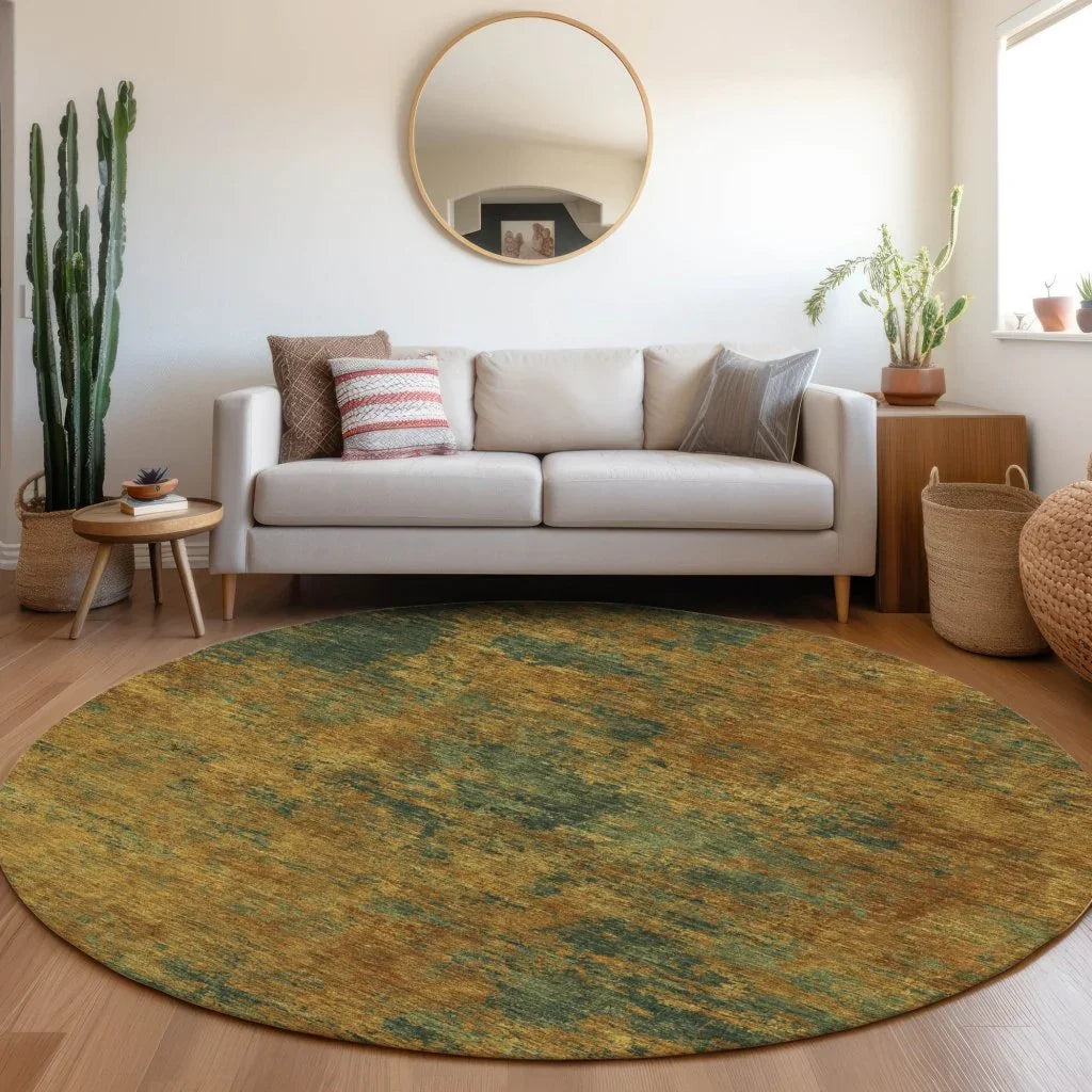 LOOMLAN Rugs Sonata Orange Washable Indoor-Outdoor Rug