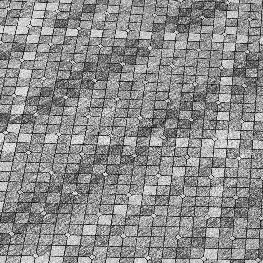 LOOMLAN Rugs Sonatia Gray Washable Indoor-Outdoor Rug