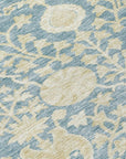 LOOMLAN Rugs Sonnet Blue Washable Indoor-Outdoor Rug