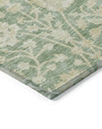 LOOMLAN Rugs Sonnet Green Washable Indoor-Outdoor Rug