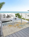 LOOMLAN Rugs Soraya Ivory Washable Indoor-Outdoor Rug
