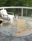 LOOMLAN Rugs Soraya Ivory Washable Indoor-Outdoor Rug