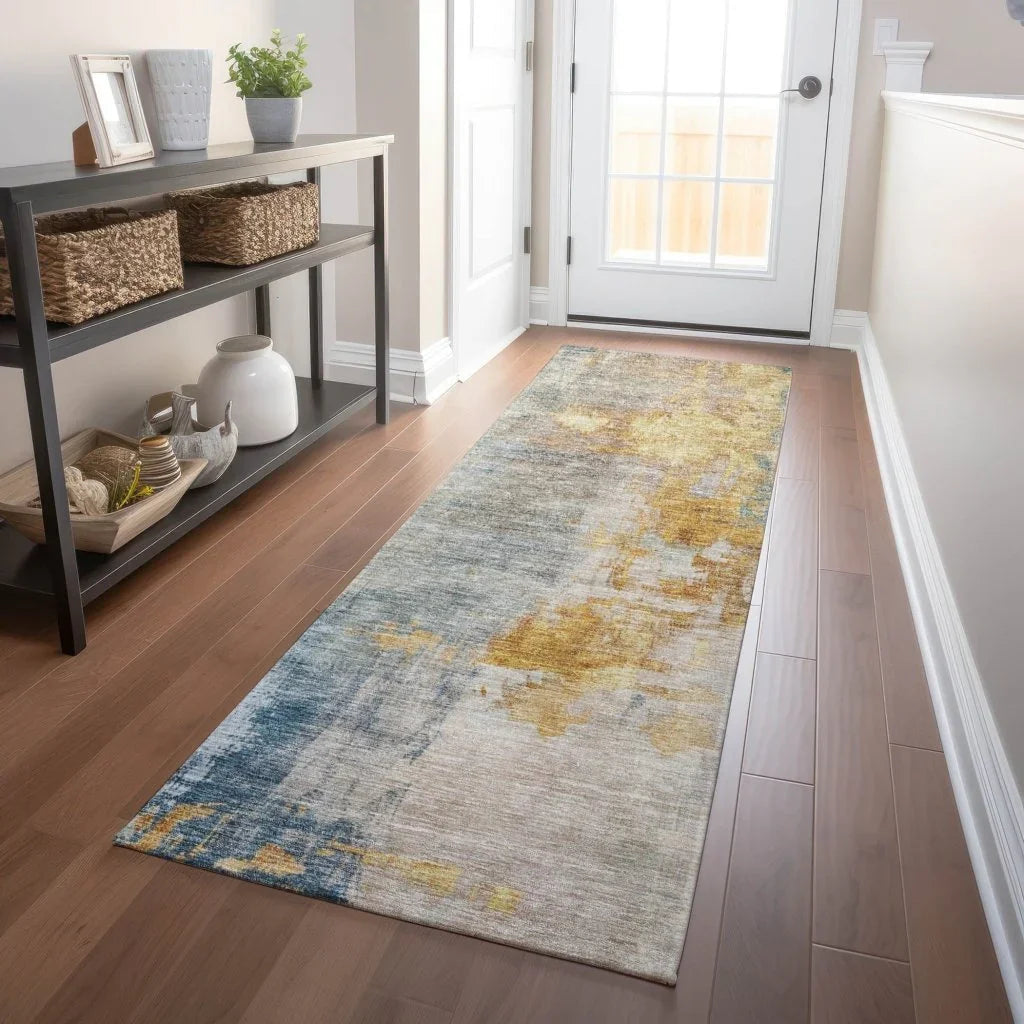 LOOMLAN Rugs Soraya Ivory Washable Indoor-Outdoor Rug