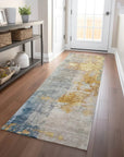 LOOMLAN Rugs Soraya Ivory Washable Indoor-Outdoor Rug