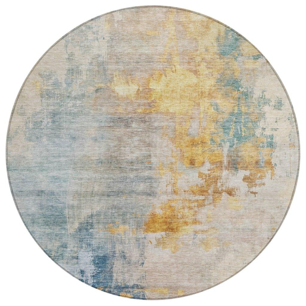 LOOMLAN Rugs Soraya Ivory Washable Indoor-Outdoor Rug