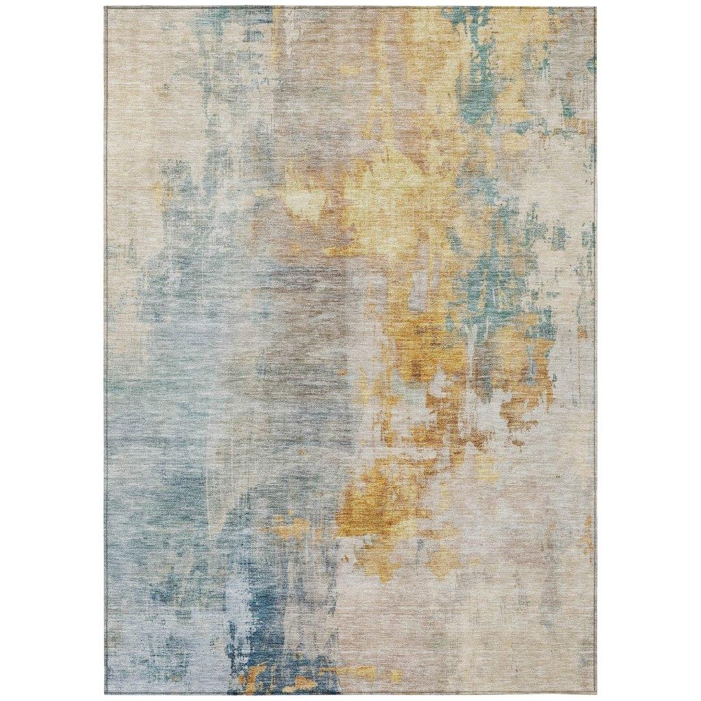 LOOMLAN Rugs Soraya Ivory Washable Indoor-Outdoor Rug