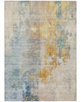 LOOMLAN Rugs Soraya Ivory Washable Indoor-Outdoor Rug