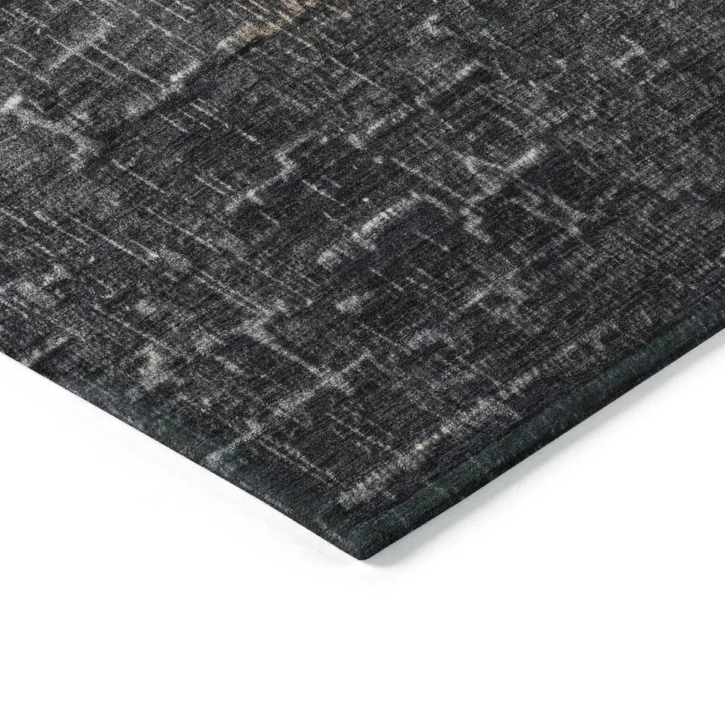 LOOMLAN Rugs Sorella Brown Washable Indoor-Outdoor Rug
