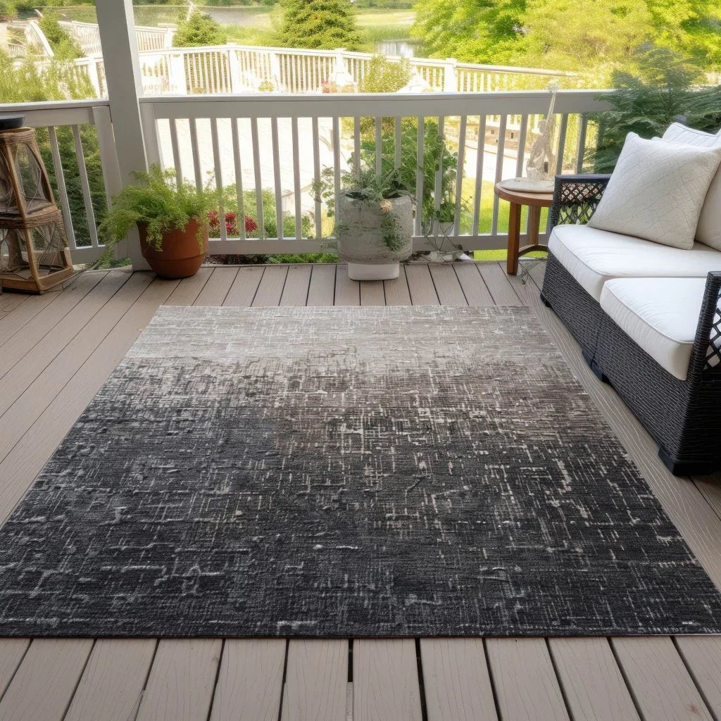 LOOMLAN Rugs Sorella Brown Washable Indoor-Outdoor Rug