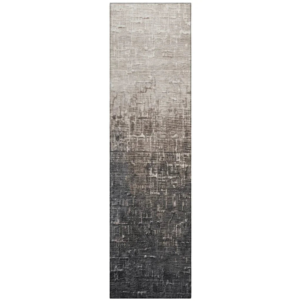 LOOMLAN Rugs Sorella Brown Washable Indoor-Outdoor Rug