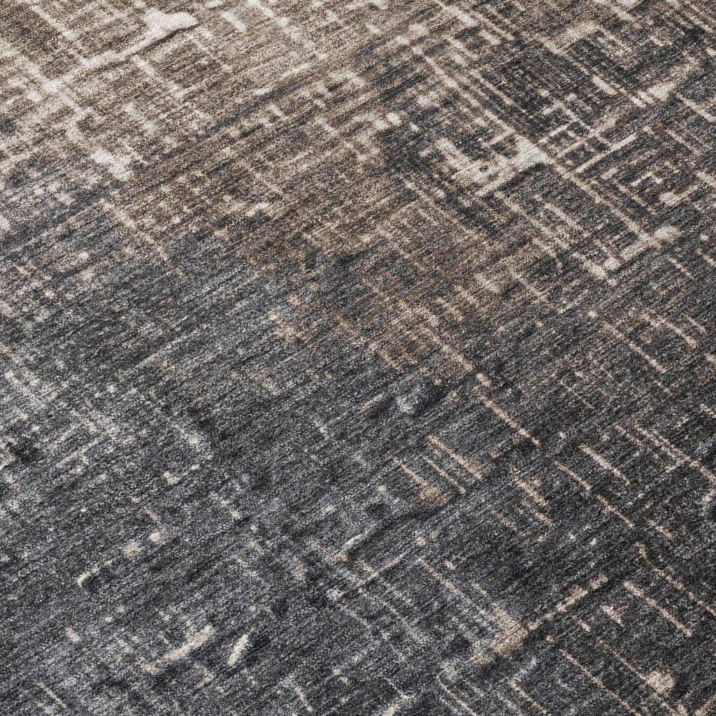 LOOMLAN Rugs Sorella Brown Washable Indoor-Outdoor Rug