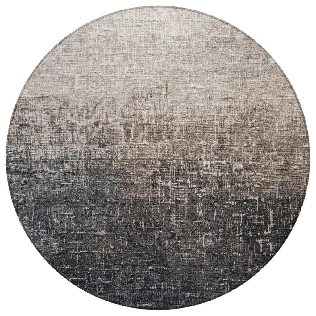 LOOMLAN Rugs Sorella Brown Washable Indoor-Outdoor Rug