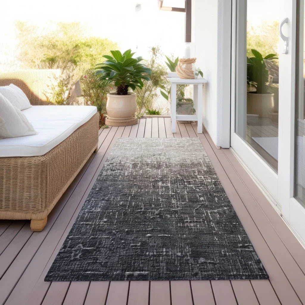 LOOMLAN Rugs Sorella Brown Washable Indoor-Outdoor Rug