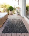 LOOMLAN Rugs Sorella Brown Washable Indoor-Outdoor Rug
