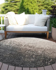 LOOMLAN Rugs Sorella Brown Washable Indoor-Outdoor Rug
