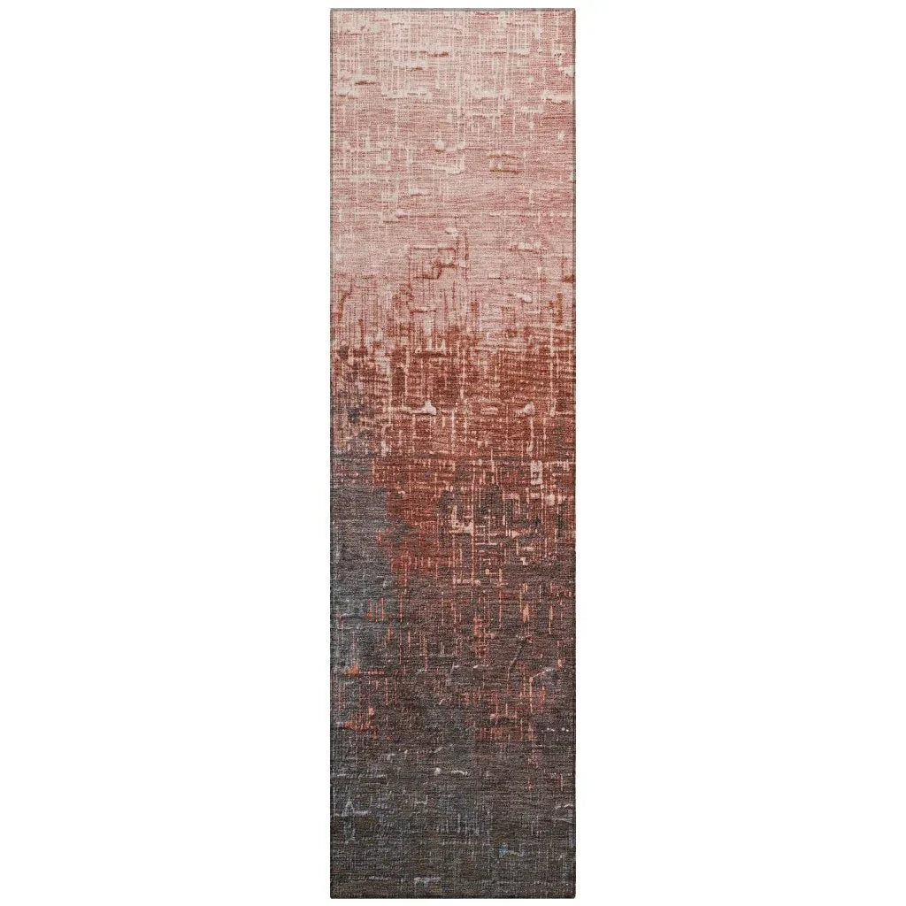 LOOMLAN Rugs Sorella Orange Washable Indoor-Outdoor Rug