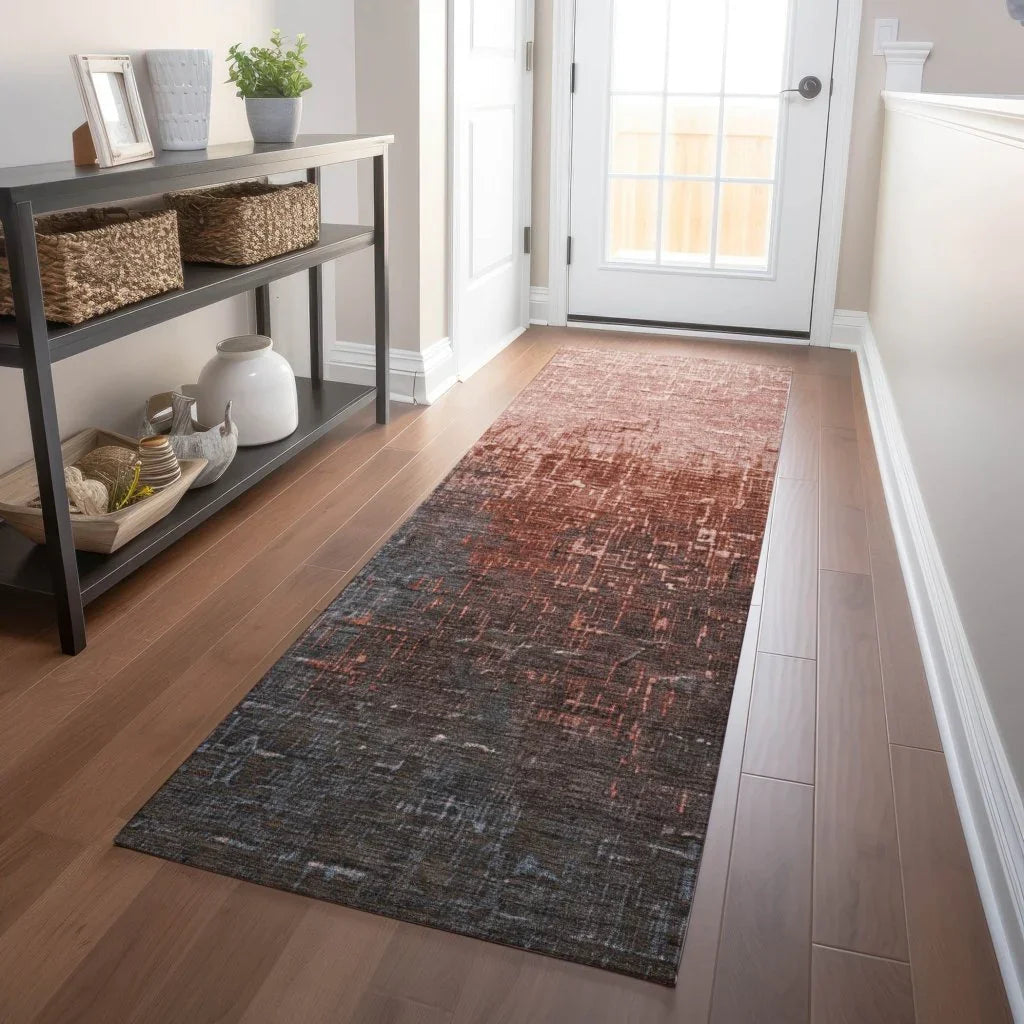 LOOMLAN Rugs Sorella Orange Washable Indoor-Outdoor Rug