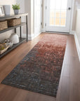 LOOMLAN Rugs Sorella Orange Washable Indoor-Outdoor Rug