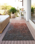 LOOMLAN Rugs Sorella Orange Washable Indoor-Outdoor Rug
